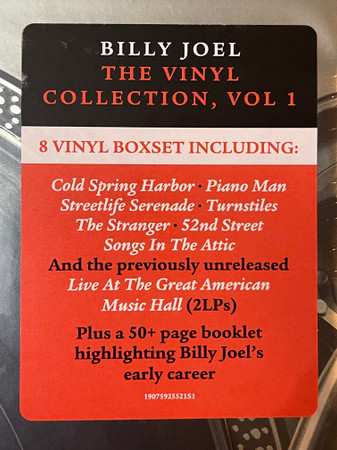 9LP/Dobozkészlet Billy Joel: The Vinyl Collection, Vol. 1