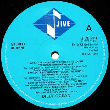 LP Billy Ocean: When The Going Gets Tough, The Tough Get Going