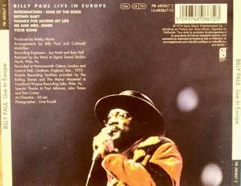 CD Billy Paul: Live In Europe