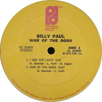 LP Billy Paul: War Of The Gods