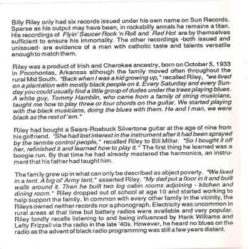 2CD Billy Lee Riley: Classic Recordings, 1956 - 1960