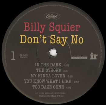 LP Billy Squier: Don't Say No
