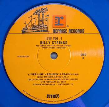 2LP Billy Strings: Live Vol. 1 CLR | LTD
