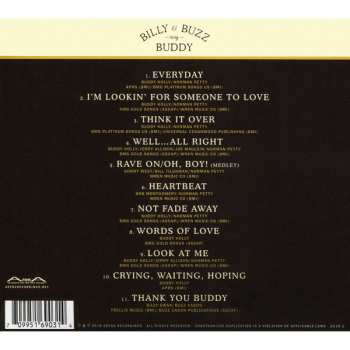 CD Billy Swan: Billy & Buzz Sing Buddy