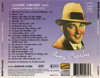 CD Bing Crosby: Classic Crosby Vol. 1