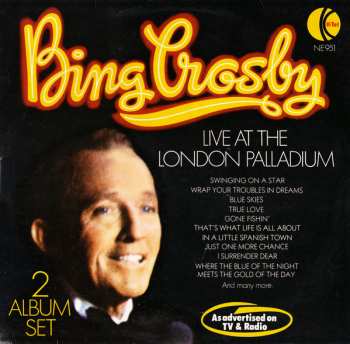 2LP Bing Crosby: Bing Recorded Live At The London Palladium