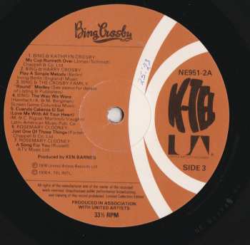 2LP Bing Crosby: Bing Recorded Live At The London Palladium