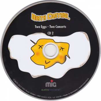 2CD Birth Control: Two Eggs - Two Concerts DIGI