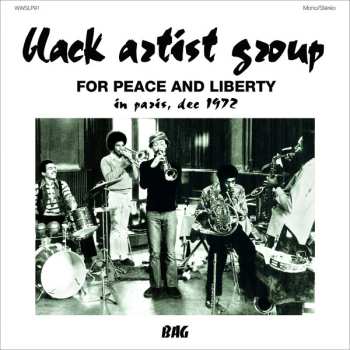 Album Black Artists Group: For Peace And Liberty (In Paris, Dec 1972)
