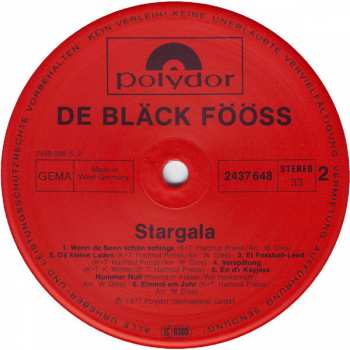 2LP Bläck Fööss: Stargala (2xLP)