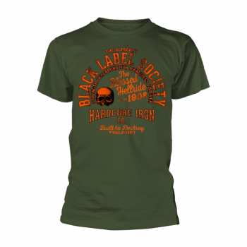 Merch Black Label Society: Póló Hardcore Iron (military Green)