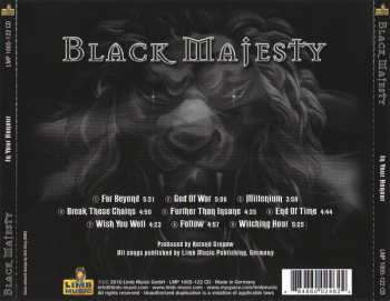 CD Black Majesty: In Your Honour