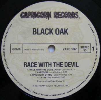 LP Black Oak Arkansas: Race With The Devil CLR