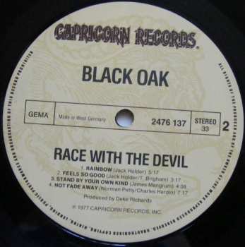 LP Black Oak Arkansas: Race With The Devil CLR