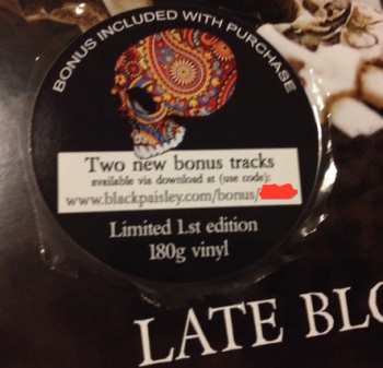 LP Black Paisley: Late Bloomer LTD