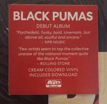 LP Black Pumas: Black Pumas / Cream Vinyl LTD