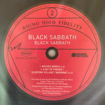 LP Black Sabbath: Black Sabbath LTD