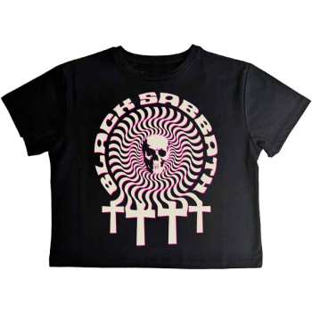 Merch Black Sabbath: Női Crop Top Hypnotic Skull