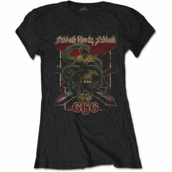 Merch Black Sabbath: Női Póló Bloody Sabbath 666 