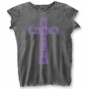 Merch Black Sabbath: Női Póló Vintage Cross 