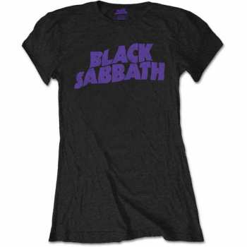 Merch Black Sabbath: Női Póló Wavy Logo Black Sabbath Vintage 