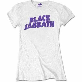 Merch Black Sabbath: Női Póló Wavy Logo Black Sabbath Vintage 