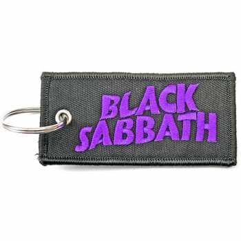 Merch Black Sabbath: Kulcstartó Wavy Logo Black Sabbath 