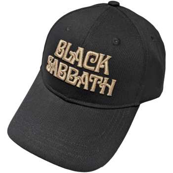Merch Black Sabbath: Baseball sapka Text Logo Black Sabbath