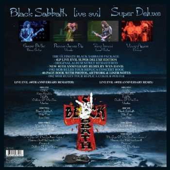 4LP/Dobozkészlet Black Sabbath: Live Evil Super Deluxe DLX