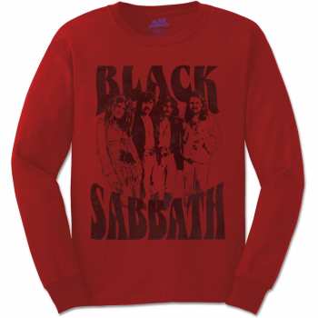 Merch Black Sabbath: Long Sleeve Póló Band And Logo Black Sabbath