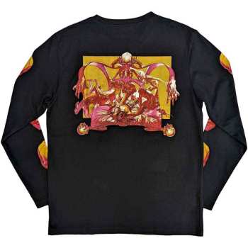 Merch Black Sabbath: Black Sabbath Unisex Long Sleeve T-shirt: Bloody Sabbath (back & Sleeve Print) (small) S