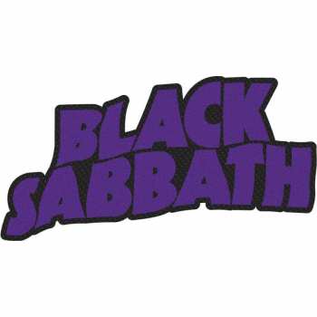 Merch Black Sabbath: Felvarró Logo Black Sabbath Cut Out