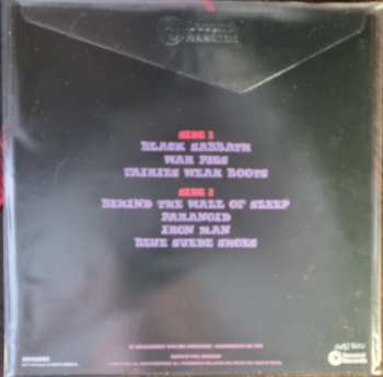 LP Black Sabbath: Paranoia (BBC Sunday Show : Broadcasting House London 26th April 1970) CLR | LTD | NUM