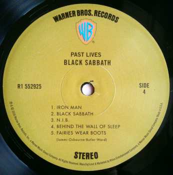 2LP Black Sabbath: Past Lives DLX