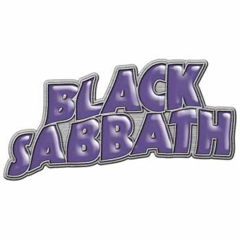Merch Black Sabbath: Kitűző Purple Logo Black Sabbath