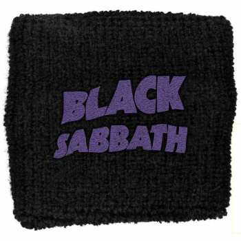 Merch Black Sabbath: Izzadságtörlő Purple Wavy Logo Black Sabbath 