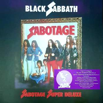 4LP/SP/Dobozkészlet Black Sabbath: Sabotage Super Deluxe DLX