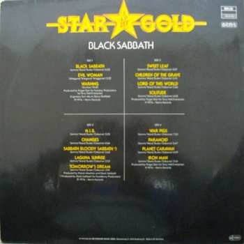 2LP Black Sabbath: Star Gold