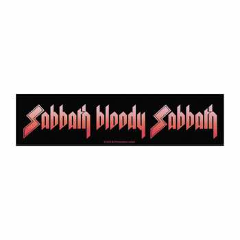 Merch Black Sabbath: Super Felvarró Sabbath Bloody Sabbath 