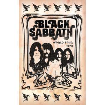 Merch Black Sabbath: Textil poszter World Tour 1978