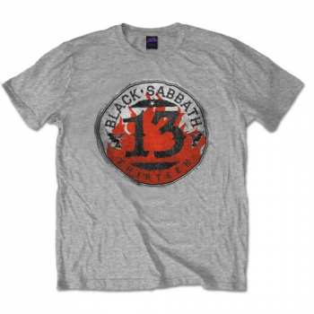 Merch Black Sabbath: Póló 13 Flame Circle 