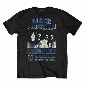 Merch Black Sabbath: Póló Deutsches '73 