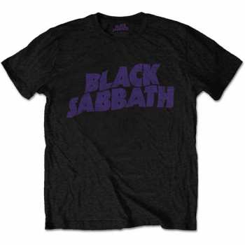 Merch Black Sabbath: Póló Wavy Logo Black Sabbath Vintage 