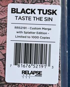 LP Black Tusk: Taste The Sin CLR