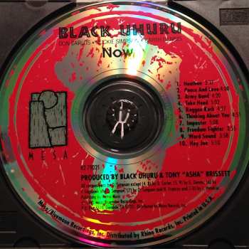 CD Black Uhuru: Now