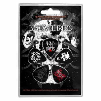 Merch Black Veil Brides: Gitár pengető készlet Skull 