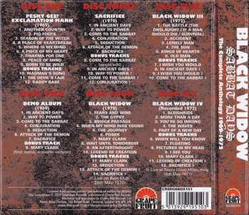 6CD/Dobozkészlet Black Widow: Sabbat Days (The Complete Anthology 1969-1972)
