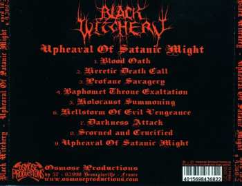 CD Black Witchery: Upheaval Of Satanic Might