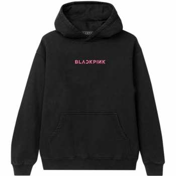 Merch BLACKPINK: Blackpink Unisex Pullover Hoodie: Pink Venom Group Photo (back Print) (medium) M