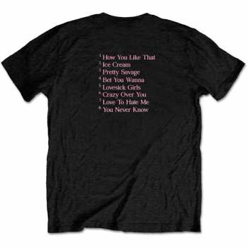 Merch BLACKPINK: Tričko The Album Track List  S